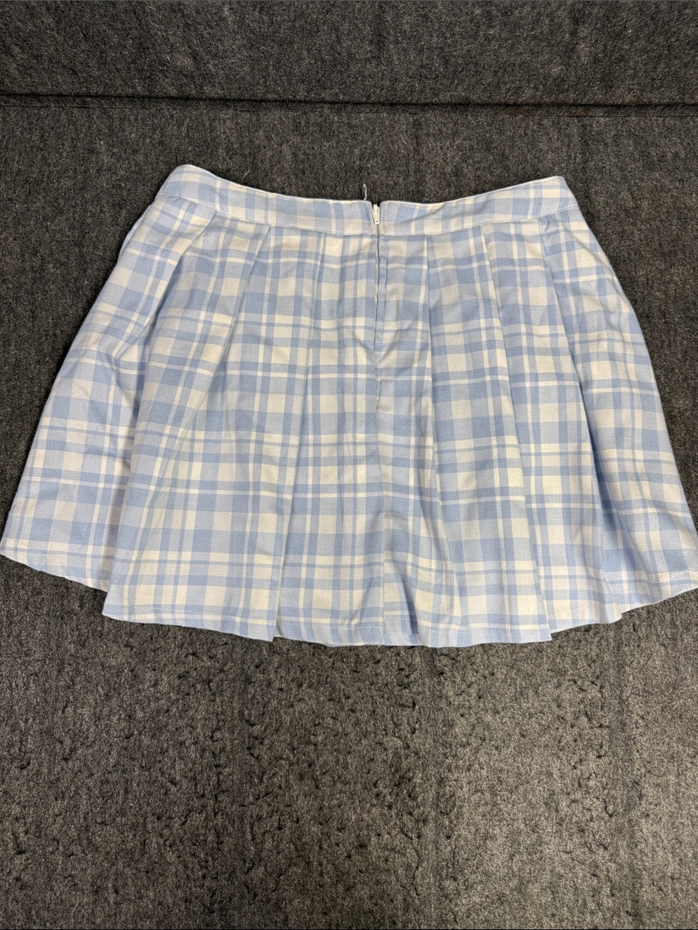 Cinnamonroll Light Blue Plaid Pleated Skirt - Picture 4 of 8